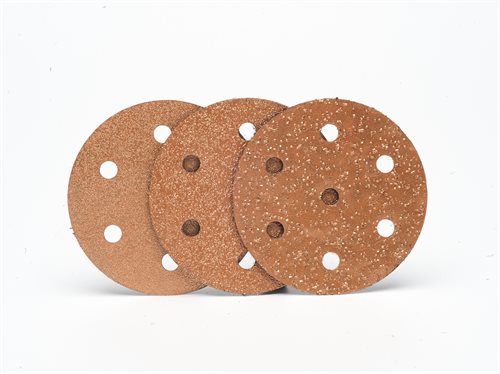 Carbide slibeskive til Excenter sliber Ø 90 mm med 6 huller, korn 80